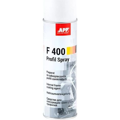 Cire pour corps creux - Voiture - Antirouille carrosserie - Avec embout - APP F400 - 500ml