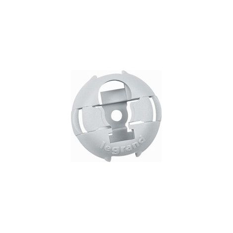 100 Embases grise RAL7035 fixable par cloueur Pulsa 700E ou par vis D.4mm LEGRAND 031899