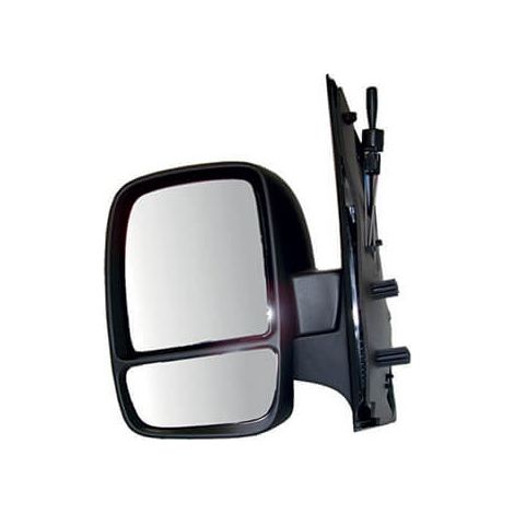 Rétroviseur mécanique gauche noir 2 glaces Fiat Scudo 2006-2016