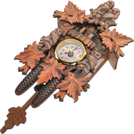 Horloge Murale Décorative Cuckoo en Acier Inoxydable 304 Horloge Murale pour Salon et Chambre à Coucou Fonction de Sonnerie Design Élégant pour Maison et Bureau (1/5)