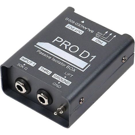 Isolateur de son 6.5, mélangeurs d'isolation, microphones, masse commune pour guitare (1/4)