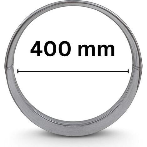Verbindungsflansch 400 mm Metall Lüftungssystem Rohrverbinder Anschlussflansch (1/5)