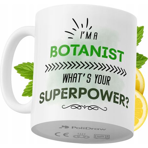 Taza para botánico. Divertida taza de café o té con diseño gráfico y texto humorístico. Taza ideal para cumpleaños, santos y días festivos. Taza premium para ocasiones especiales en casa, la oficina o (1/5)