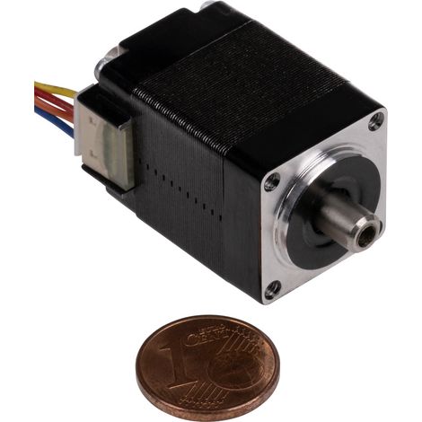 Joy-it Schrittmotor NEMA08-05HS 0.016 Nm 0.6 A 0.6 A Wellen-Durchmesser: 5 mm (1/2)