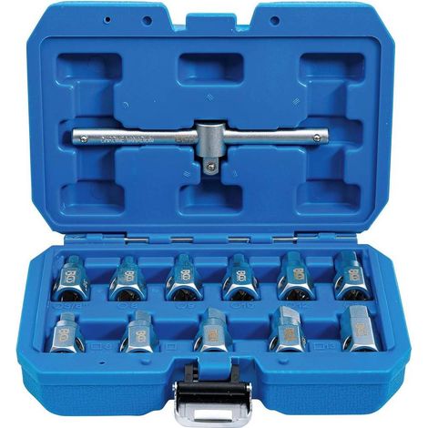 Jeu de Clés Universel Vidange Huile 12 pcs - Acier Résistant - Polyvalence et Praticité - D-Work (1/5)