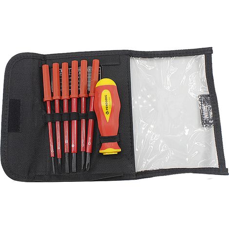 EASYCOMFORT jeu de tournevis isolés, 6 pièces, embouts de vis Phillips magnétiques fendus, Kit combiné de réparation outils à main (1/5)
