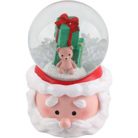 Beleuchtete Weihnachtskugel aus Kunstharz mit Kristallen – Elektrische Tischdekoration für Partys und als Geschenk für Zuhause (1/5)