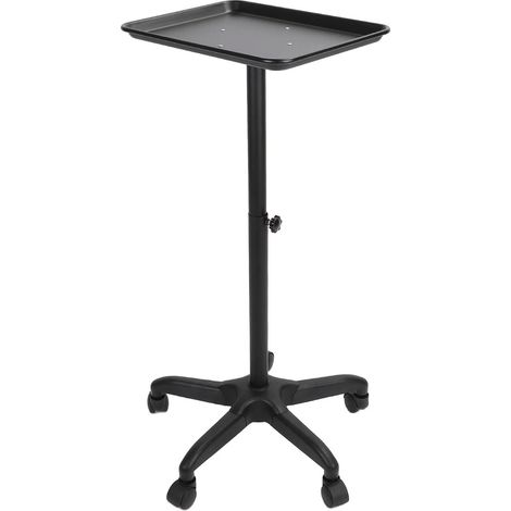 Chariot de Plateau de Salon en Aluminium, Chariot Utilitaire de Salon, Roulant de avec Hauteur Réglable, Roulettes Pivotantes à 360 Degrés pour la Coiffure, la (1/5)