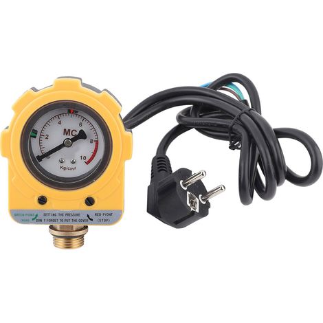 220V 10 Bar Pressure Controller Unit Electronic Switch for Water Pump (EU Plug)