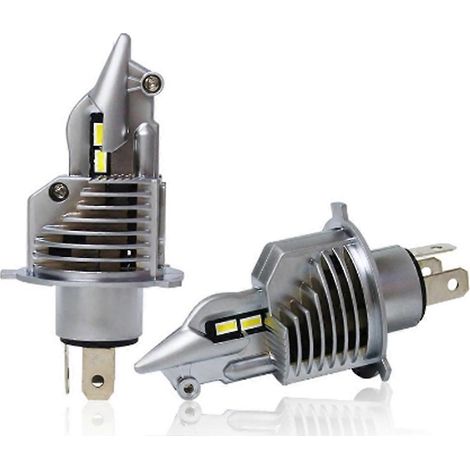 H4 LED-Scheinwerfer für Auto und Motorrad, 9-36 V, Weiß, 5000 lm, Nebelscheinwerfer