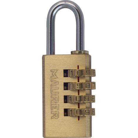 LUCCHETTO A COMBINAZIONE MAURER 40MM