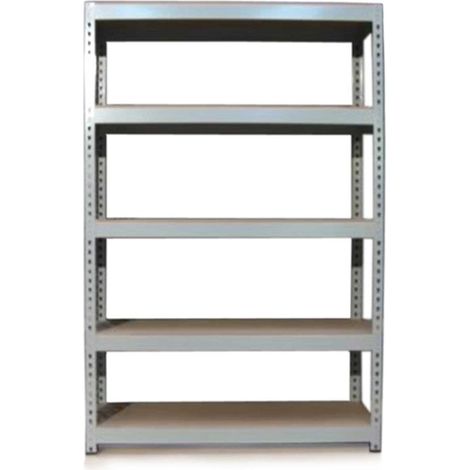 Q-Rax Grey Metal Shelving Units - 120cm x 180cm x 50cm (1/3)