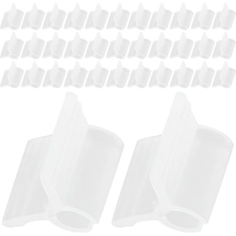 Clips de greffage en plastique de 3 mm, 100 pièces réutilisables, support pour plantes grimpantes, tomates, légumes et fruits, clips de fixation pour jardin (1/5)