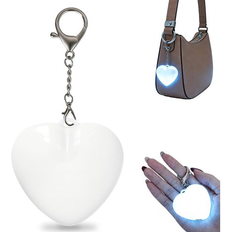 Lumière de Sac et Lampe de Sac avec Capteur Rechargeable, Lampe de Sac LED Portative et Pendentif Lumineux, Cadeau pour Petite Amie, Sœur et Mère (1/4)