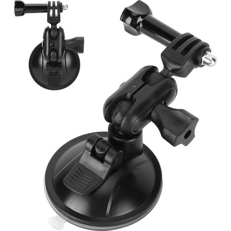 Support de Fixation GPS Rotatif 360° pour Caméra Voiture, Ventouse 65mm avec Embout Fourchu - 2 Pièces (1/5)