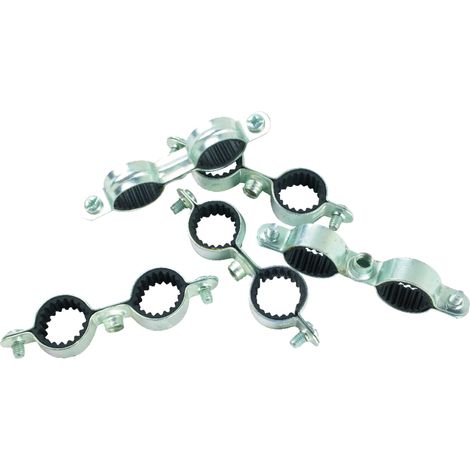collier isophonique - double - 7 x 150 - pour tube 16 mm - boite de 50 - bizline 400041