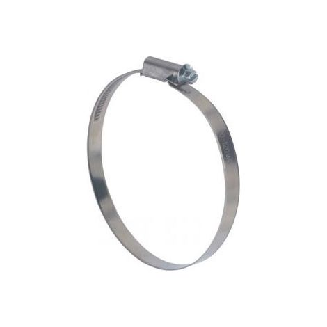 Collier de serrage tête déportée bande non perforée de 12 Diamètre 100A120 Inox W4