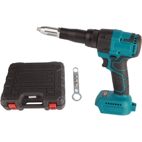 Trywise Pistolet à Riveter électrique sans Fil, Rivet électrique sans Fil Bleu 18V, Outil à Main à Rivet Automatique à LED pour Batterie BL1815 2,4 à, Riveteuses (1/4)