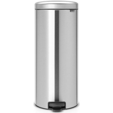 poubelle à pédale 30 l matt steel - new icon - brabantia