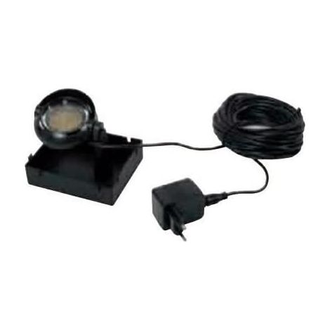 VERDEMAX -  FARETTO LIGHTMAX 20 LEDS - CON CAVO 10MT - PER LAGHETTI E GIARDINI