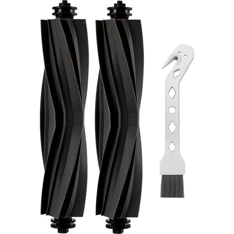 Gummibürste für L10s Ultra/L10 Ultra/D10s Pro/D10s Plus, Xiaomi X10 Plus/L10s Pro Gen 2/L10s Pro/D10s/S20/S20 Pro/X20/X30 Saugroboter die Reinigung von Teppichen/Böden
