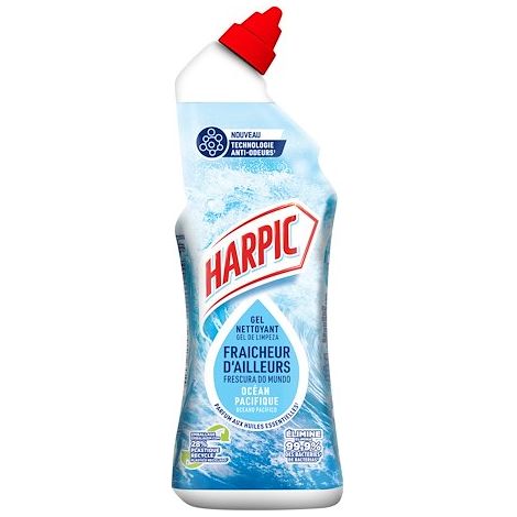 Gel WC Harpic Fraîcheur d'ailleurs - Flacon de 750 ml