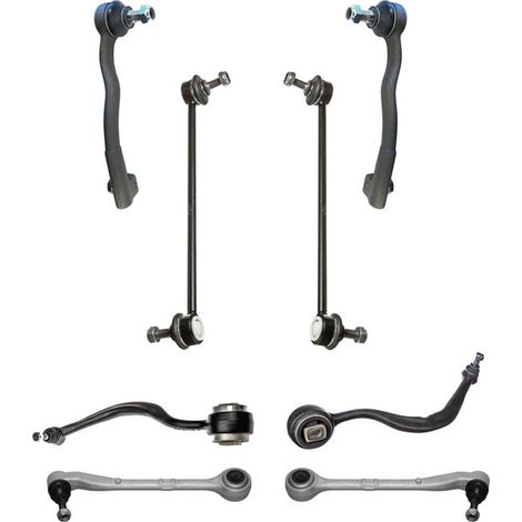 KIT BRACCIO OSCILLANTE 7 PEZZI COMPATIBILE CON BMW 7 (E38)730 D 04.2000-11.2001 / Kit Sospensione Completo OE/OEM / Bracci Oscillanti + Testine Sterzo / Sostituzione Diretta OEM