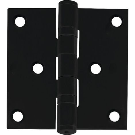 Bisagra para puerta con cojinete de bolas VA ktg.76x76mm DIN L / R pasador extraíble negro INTERSTEEL