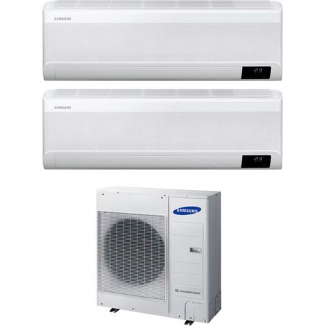 samsung dual split inverter klimagerät cebu 12+18 btu serie mit aj100txj5kg/eu r-32 wi-fi integrated 12000+18000 - neu