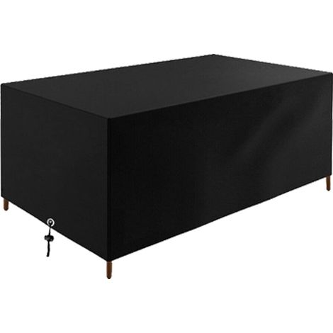 Housse de protection pour mobilier de jardin, housse rectangulaire pour table de jardin, 180 x 110 x 70 cm (L x l x H), housse de protection très résistante pour meubles de différentes tailles, housse (1/5)