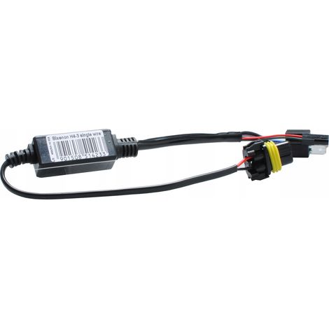 Arnés con relé H/L H4 BIXENON HID CABLE (1/4)