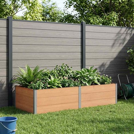 Teenpull – Hochbeet Braun 250 x 100 x 54 cm (1/5)