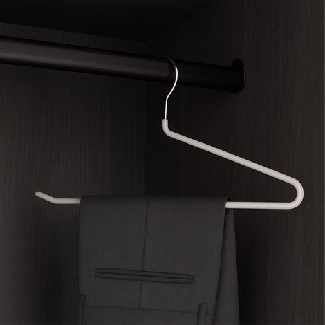 Grucce per pantaloni in metallo antiscivolo - set salvaspazio