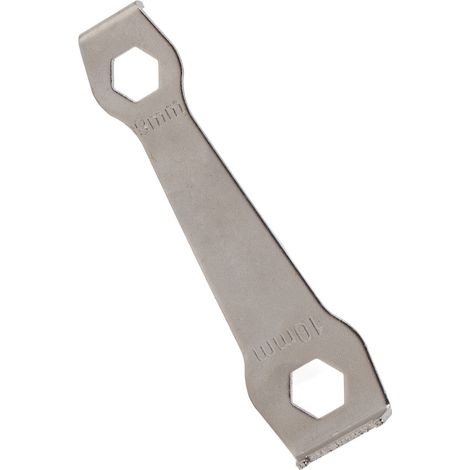 Verstellbarer Kettenschlüssel aus Silber, Fahrradreparaturwerkzeug, Kurbelschlüssel für Mountainbikes (1/5)