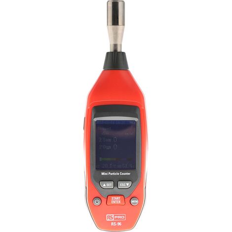 Appareil de mesure de la qualité de l'air RS PRO RS-96, +122 °F, +50 °C max ( Prix pour 1 ) (1/4)
