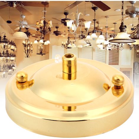 2 articles à vendre : crochets de plafond, plaques de plafond, anneaux de suspension, crochets pour lanternes cage à oiseaux, bases de lampes en cristal pour lustres, luminaires et accessoires, or à f (1/5)
