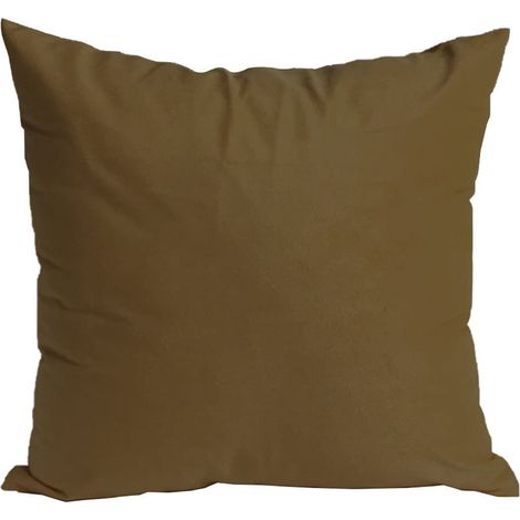 Housse D'oreiller Peluche - 45 X 45 Cm - Douce Et Souple Pour Canapé Lit Chambre Salon Voiture - Lot De 1 (1/5)