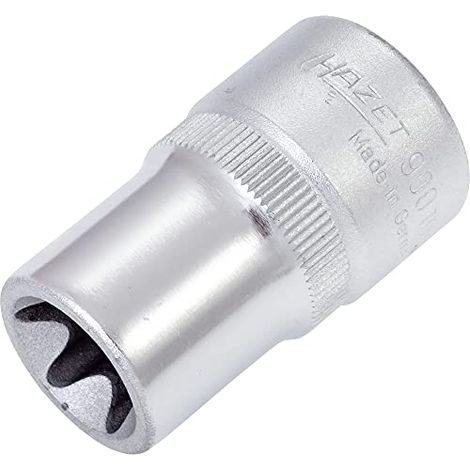Hazet 900-E16 Inserto Chiave a Bussola Torx, Argento, Attacco Quadro, Cavo, 12.5 mm 1/2 di Pollice (1/3)