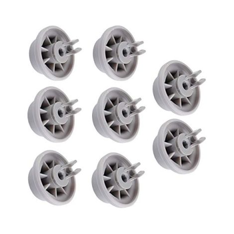 Poweka Roulettes pour lave-vaisselle 8/roues pour Roues de Panier de lave-vaisselle pour Bosch/Siemens/Neff/Constructa - Compati (1/2)