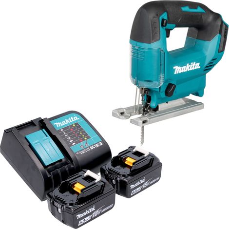 Makita DJV 186 SG Akku Pendelhubstichsäge 18 V + 2x Akku 6,0 Ah + Ladegerät (1/5)