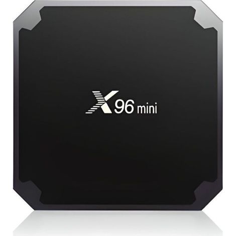 X96mini Smart TV BOX 2Go + 16Go Android 7.1.2 Amlogic S905W Quad Core 1080P 4K H.265/H.264 HDTV HDR Multimédia WiFi Noir