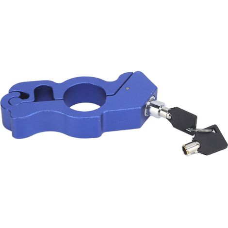 Poignée de guidon de moto antivol, protection décorative universelle avec 2 clés (1/5)