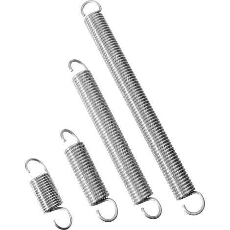 Edelstahl Zugfeder mit Haken Zugkraft 6,5 kg bis 30 kg 8,5 kg 149 x 17,6 x 1,7 mm (1/2)