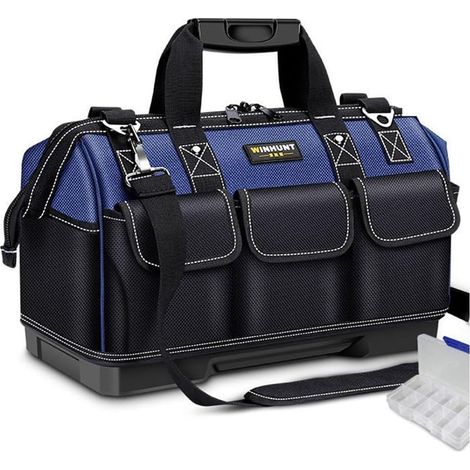 Sac à Outils D'Électricien à Outils Multifonctionnels D'Électricien en Tissu Oxford Imperméables et Résistants à L'Usure 20 Pouces 1 Pièce (1/5)
