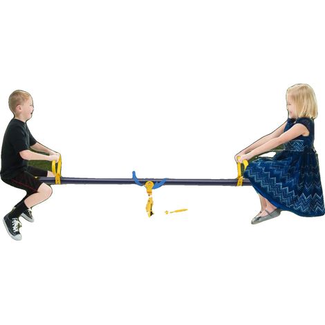 Balançoire pour enfants, Couleur jaune, Capacité de charge maximale 50kg, Convient aux enfants de 3 ans et plus, Longueur totale 2m, Longueur de la poignée confortable 20cm (1/5)