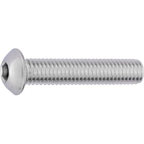 Connex Gewindeschrauben M8 x 40 mm Sechskant Linsenkopf - 4 Stk. Gewindestangen