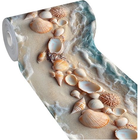 Tappeto Cucina Pvc Morbido Passatoia Antimacchia Gomma Antiscivolo Flessibile Spiaggia - 51x160 cm