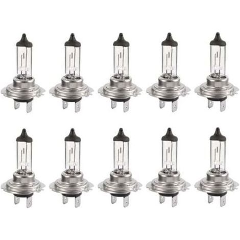 10 lampadine alogene LED H7 da 12V 55W, lampadine a luce bianca calda resistenti per auto con abbaglianti/anabbaglianti TRIMEC (1/5)