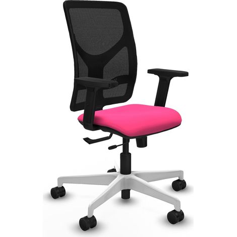 Chaise de bureau piqueras y crespo Motilla noir mousse épaisse (1/2)