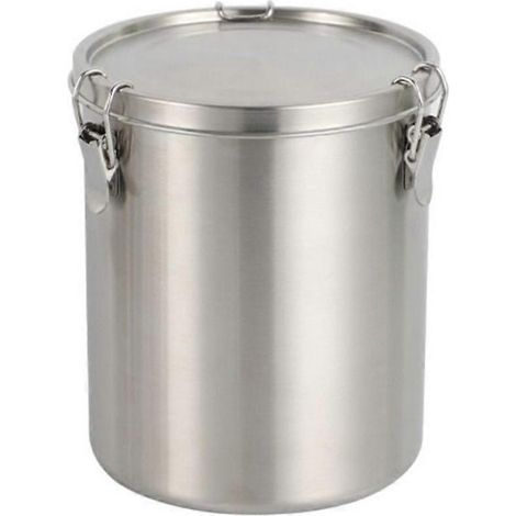 Réservoir de stockage en acier inoxydable étanche avec graduation, boîte de stockage de grains hermétique de 1000 ml (1/5)